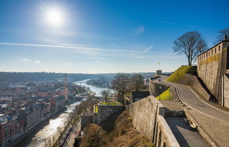 Namur e l'incontro dei fiumi