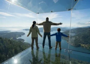 Guida a Malahat SkyWalk: The Overhang, l’attrazione con il cubo di vetro a Vancouver Island