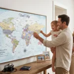 Guida pratica: come arredare una parete a tema viaggio in casa tua